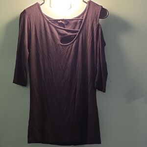 Elegant Black Cut-Out Women's Blouse